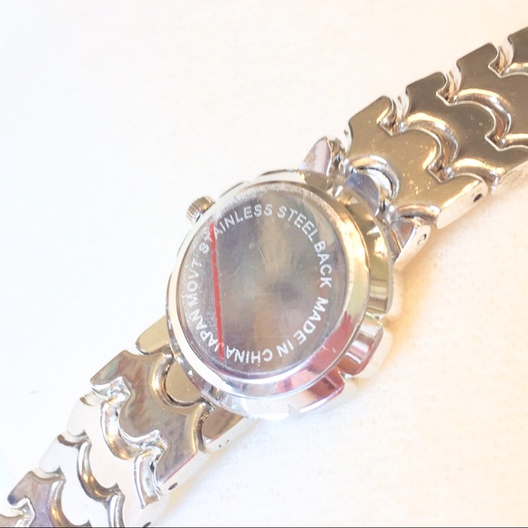Côte d’ Azur silver watch with rhinestones - Picture 5 of 5